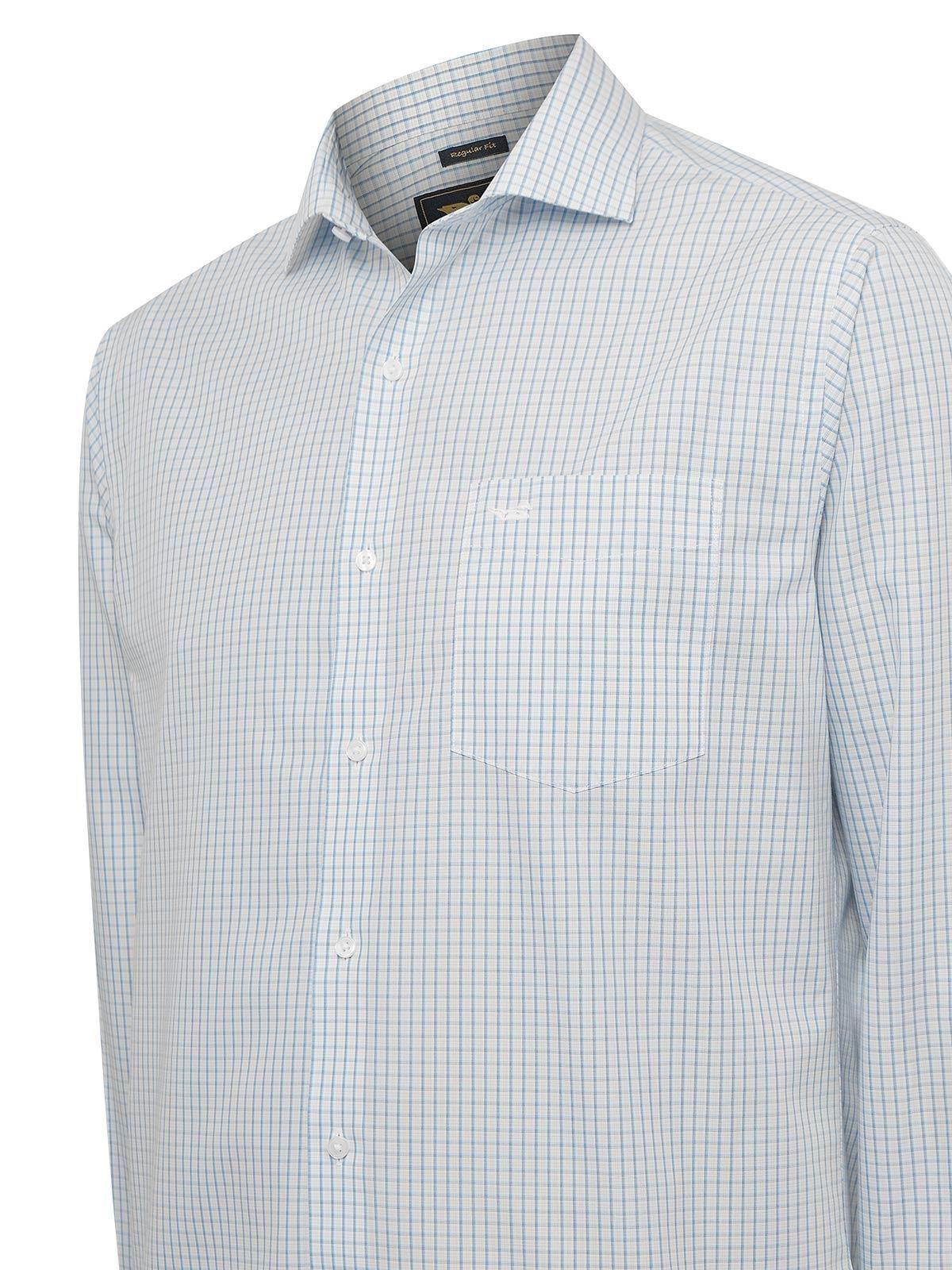 Camisa Blanca Cuello Italiano Hombre WF-4