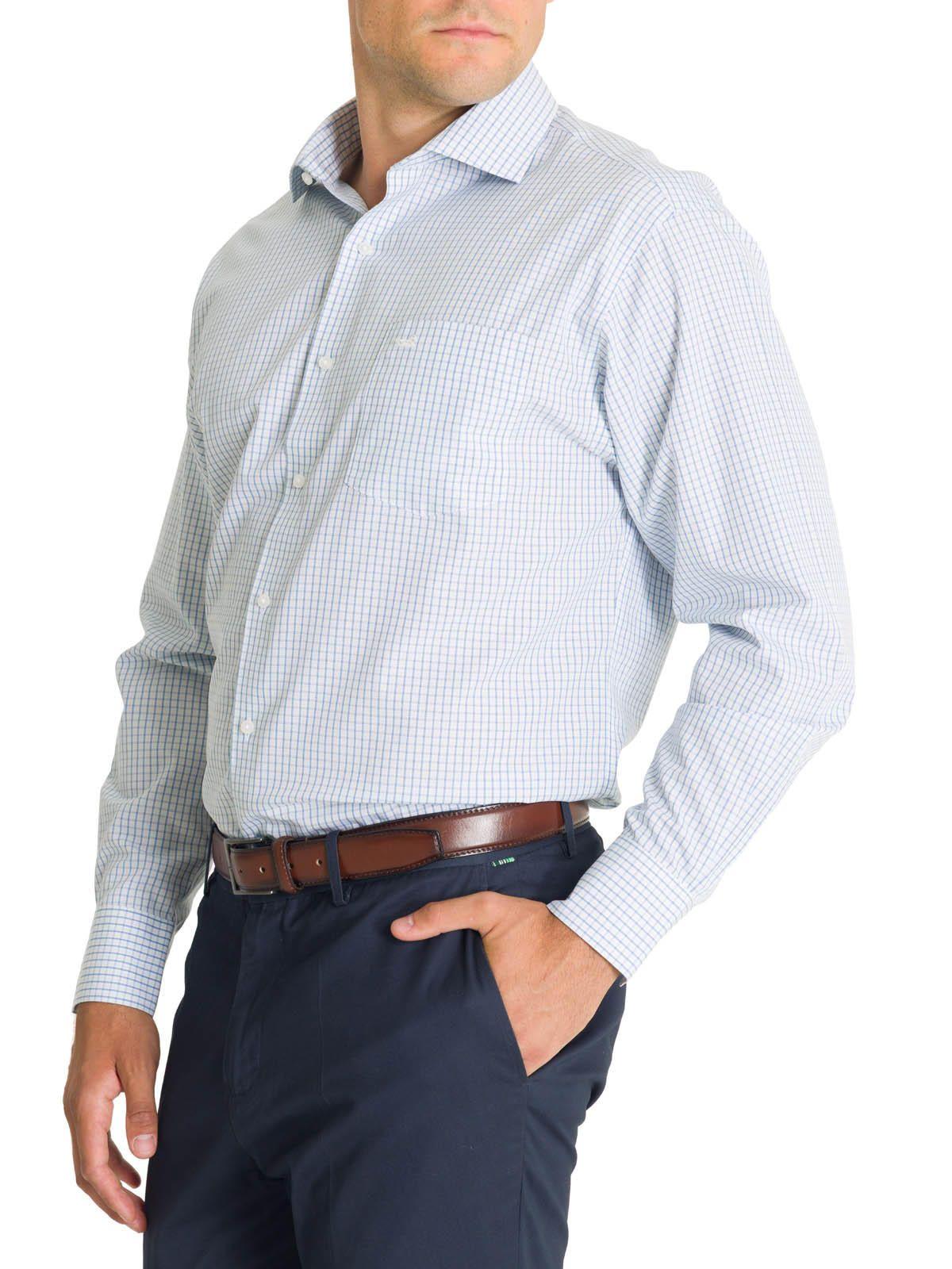 Camisa Blanca Cuello Italiano Hombre WF-7