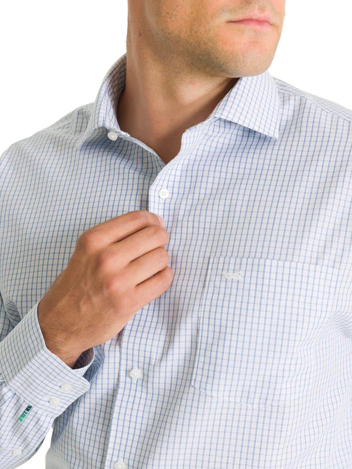 Camisa Blanca Cuello Italiano Hombre WF-9