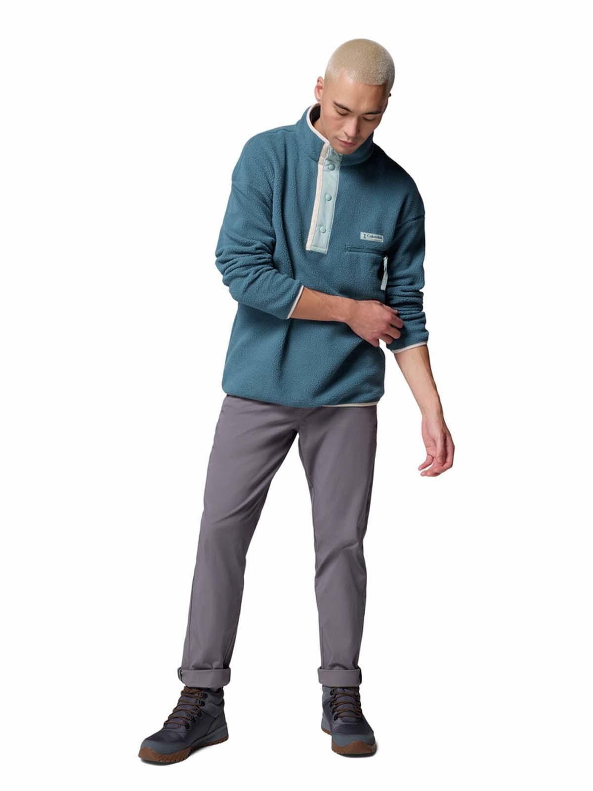 Polar Helvetia Half Snap Azul Hombre Columbia-4