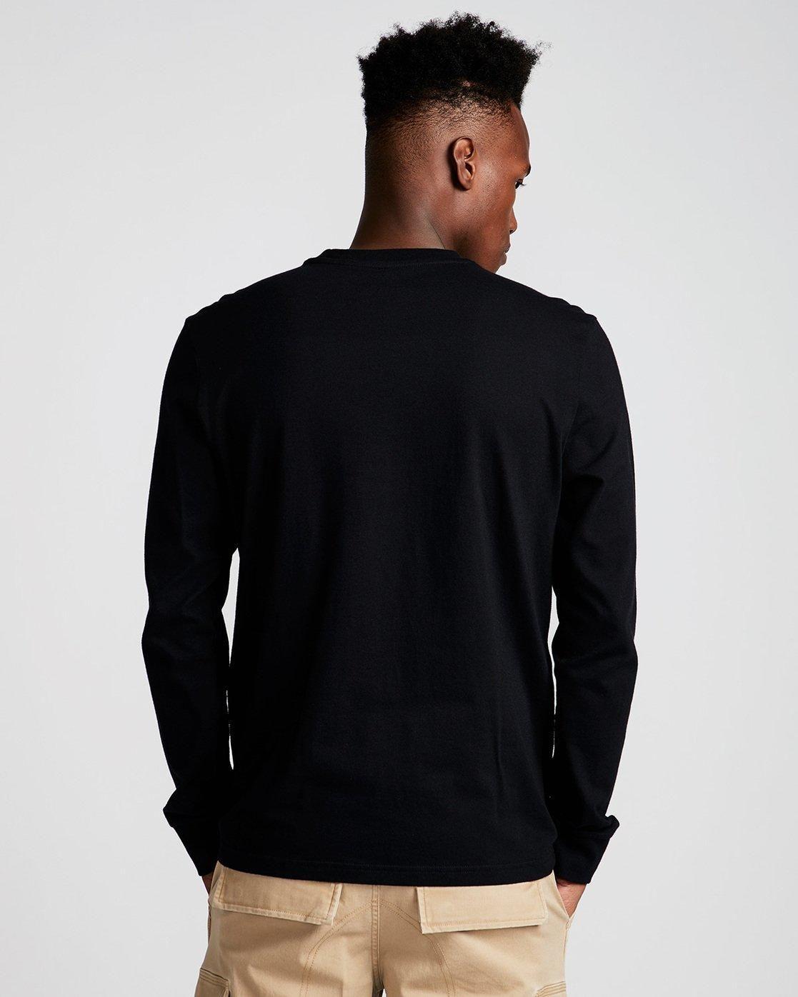 Polera M/L Hombre Vertical Ls Negro Element-1