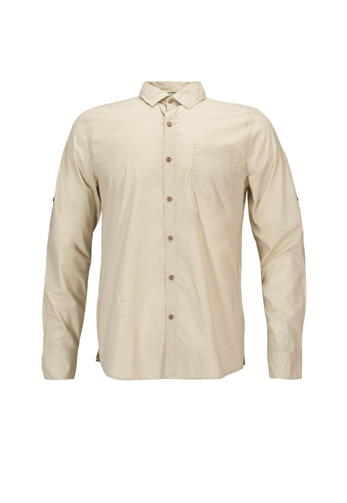 Camisa Algodón Orgánico Hombre Galiton Blanco-0