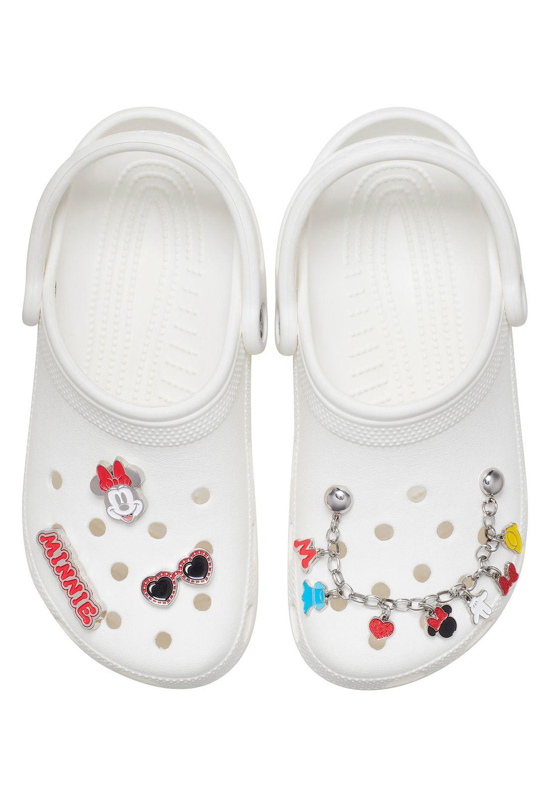 Jibbitz Crocs Minnie Mouse Cadena Metalizado-1