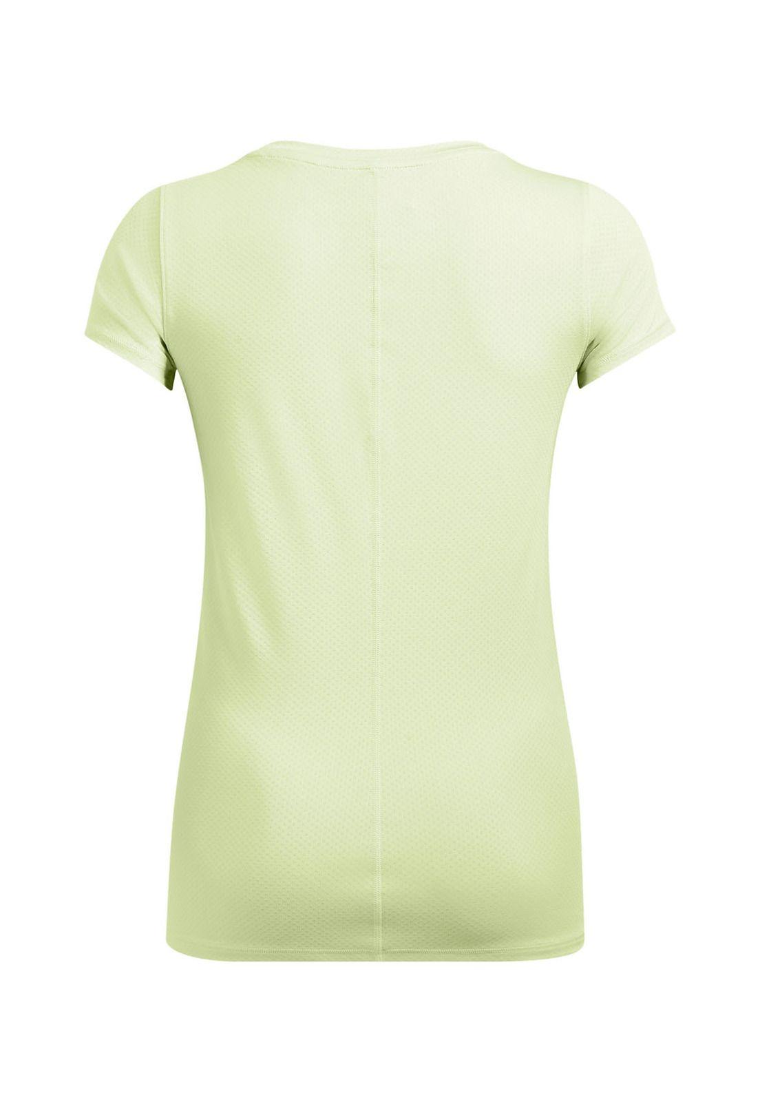 Polera manga corta HeatGear mujer Verde-1