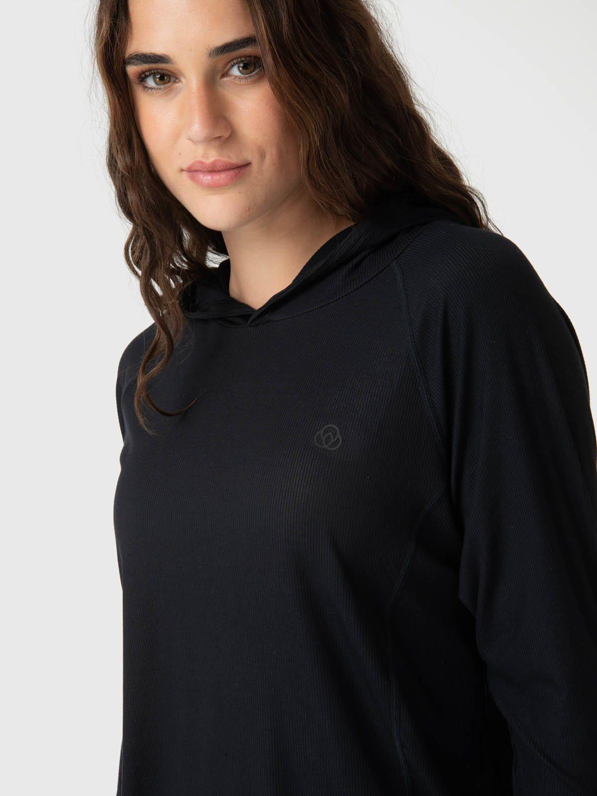 Polerón Modal Rib Negro-1