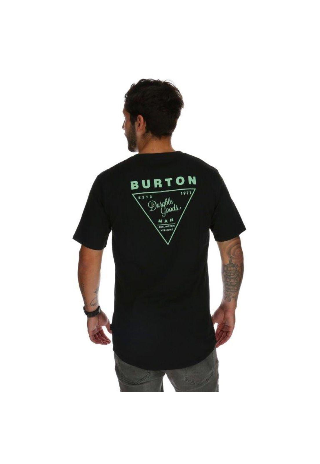 Polera M/C Dust Hombre Gris Oscuro Burton-1