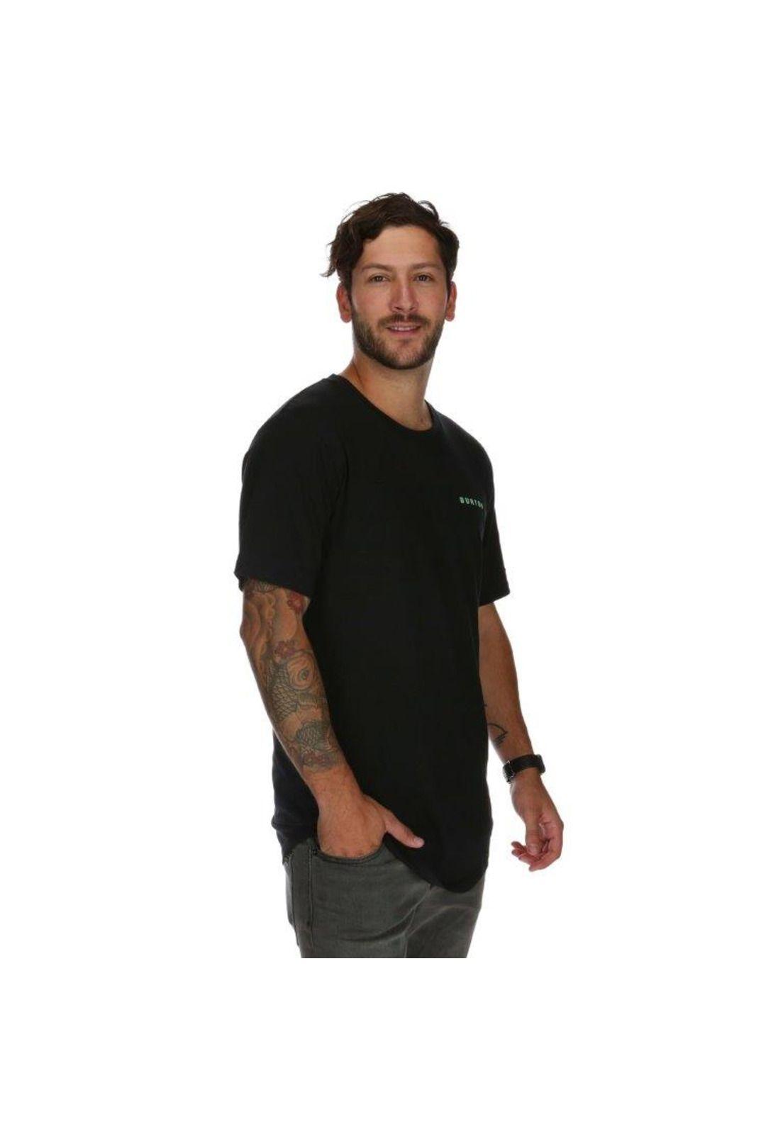 Polera M/C Dust Hombre Gris Oscuro Burton-3