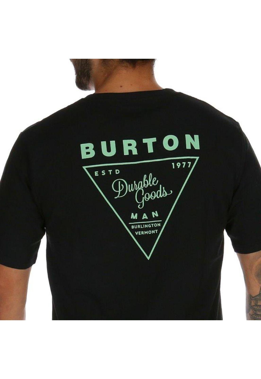 Polera M/C Dust Hombre Gris Oscuro Burton-4