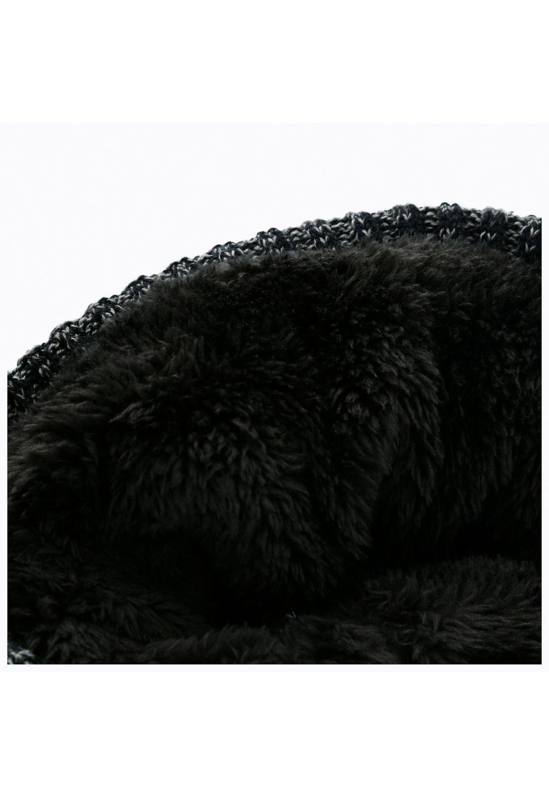 Gorro Unisex Shaggy Beanie Negro-4