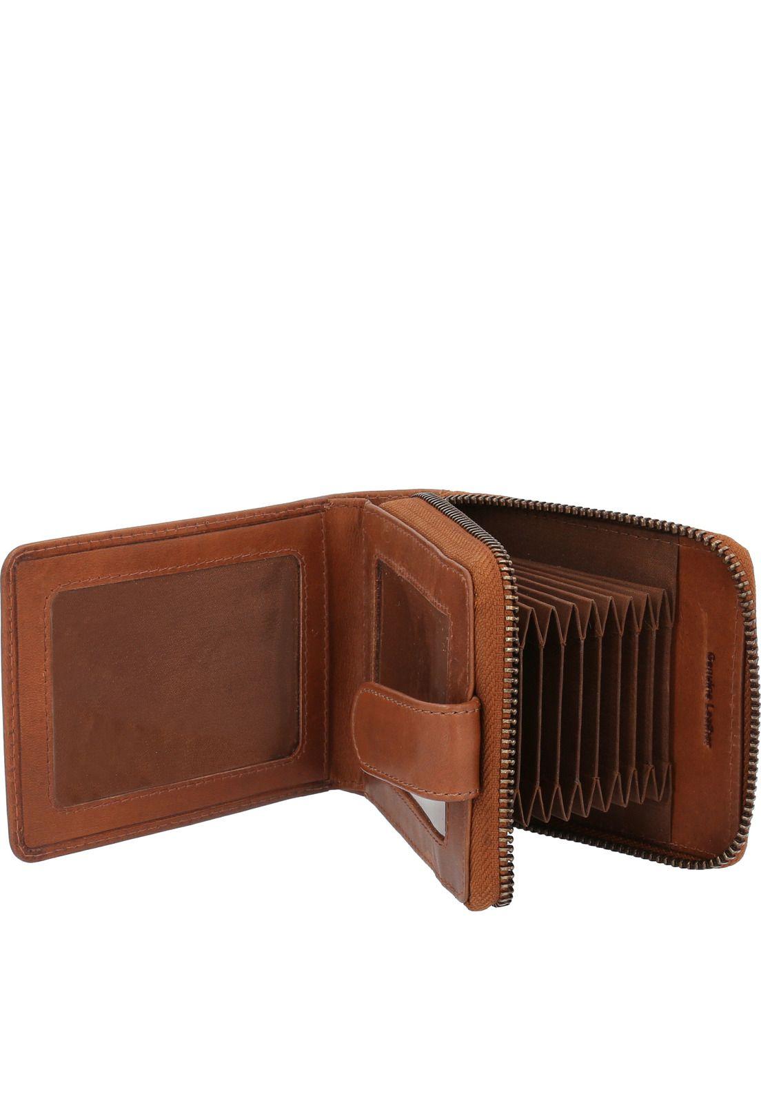 Billetera Cuero Omi Owen Zip Café-2
