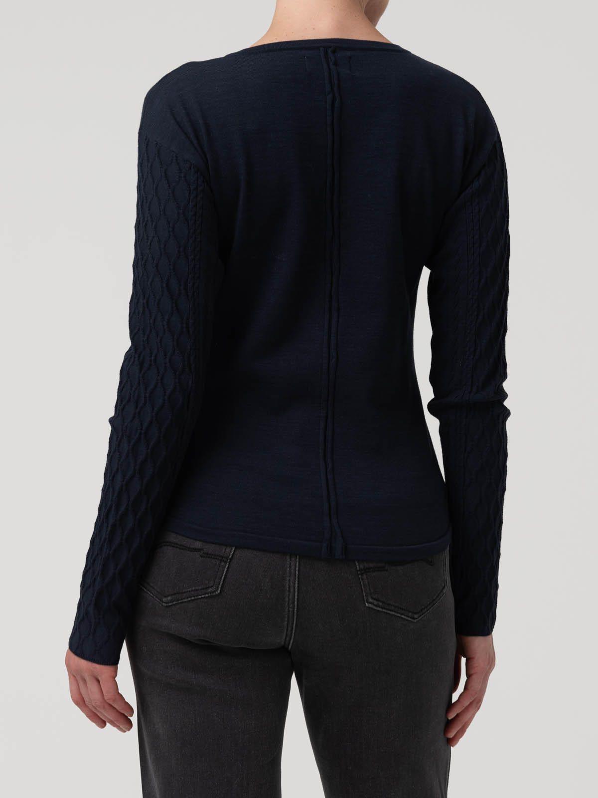 Polera Algodón/Poliéster Mujer Olmo Azul-5