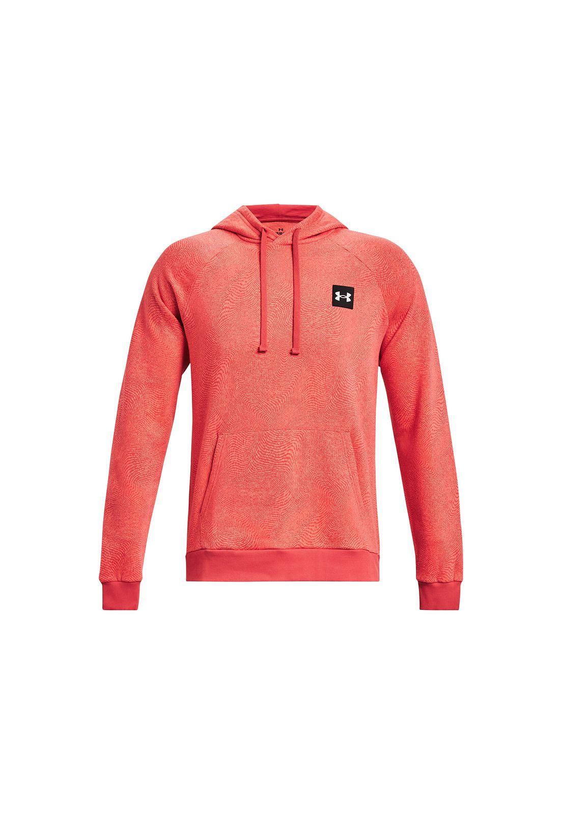 Polerón Training Rival Fleece Printed Rojo Hombre-0