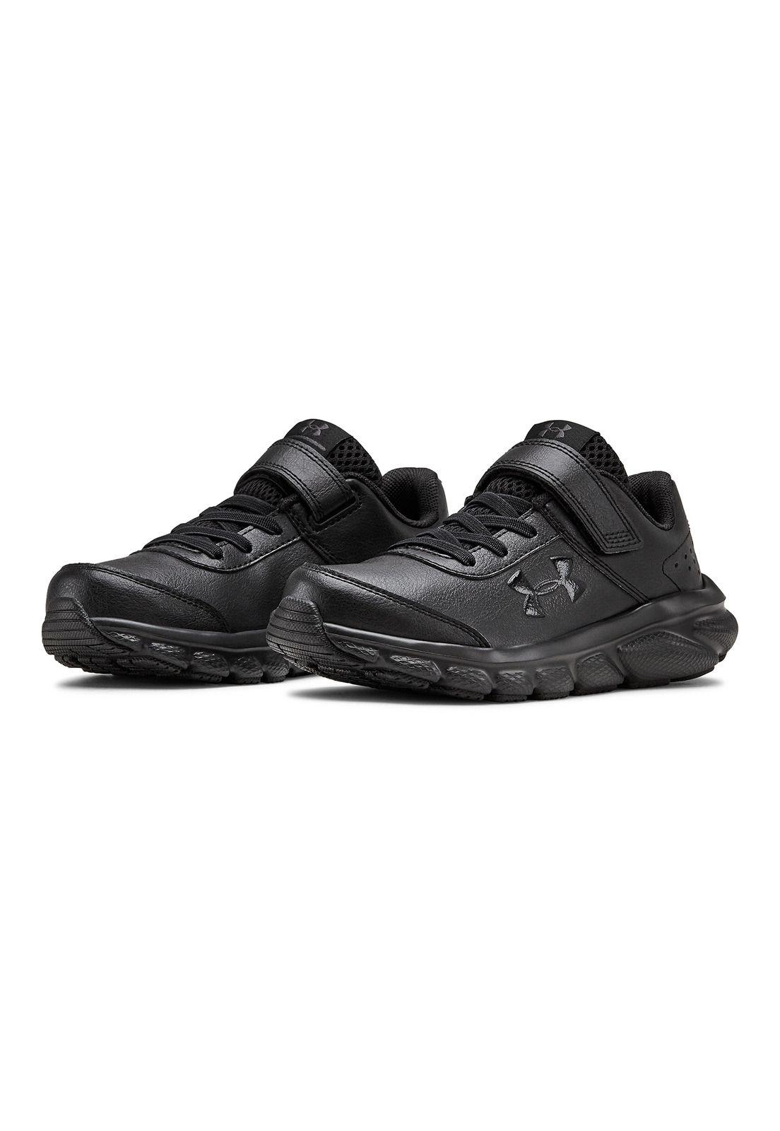 Zapatilla de running UA Assert 8 UFM SYN AC niños Negro-5