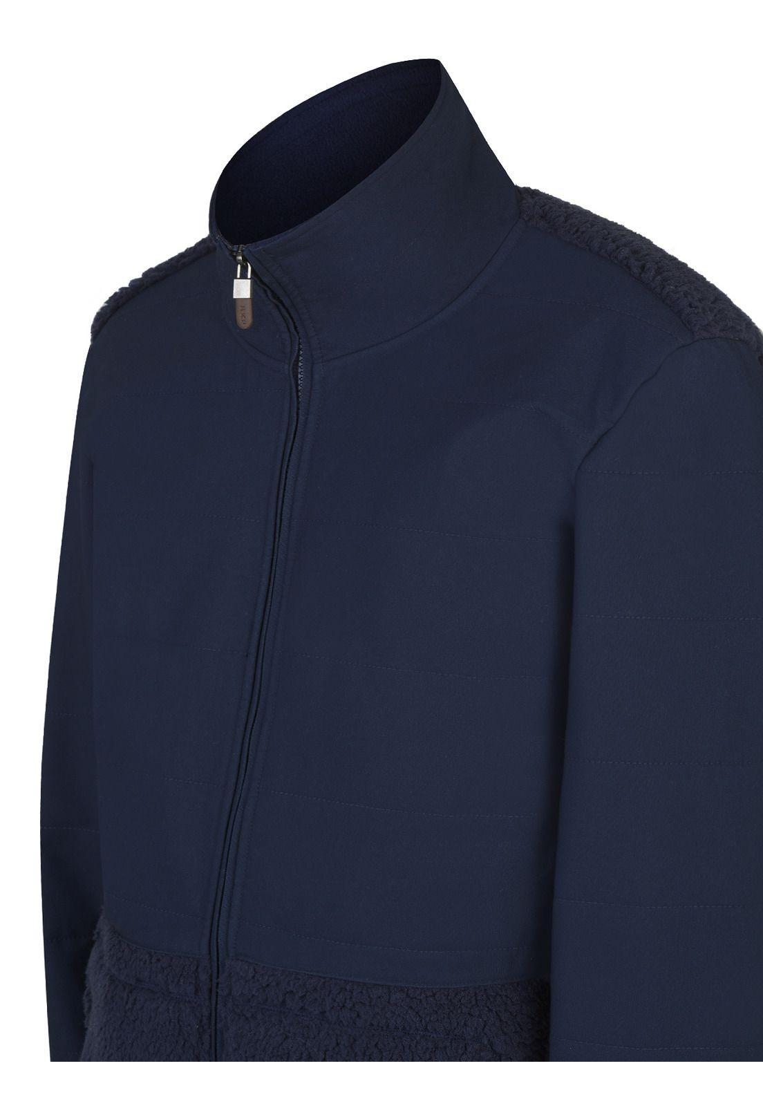 Polar Fibras Recicladas Hombre Halifax Azul-3