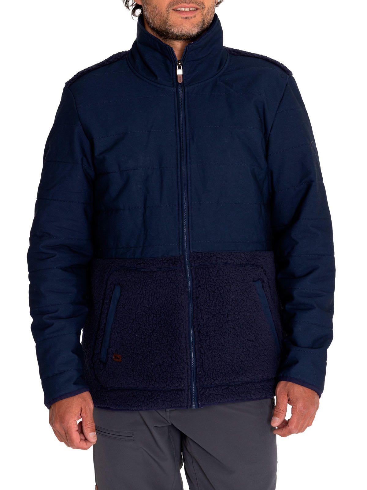 Polar Fibras Recicladas Hombre Halifax Azul-4