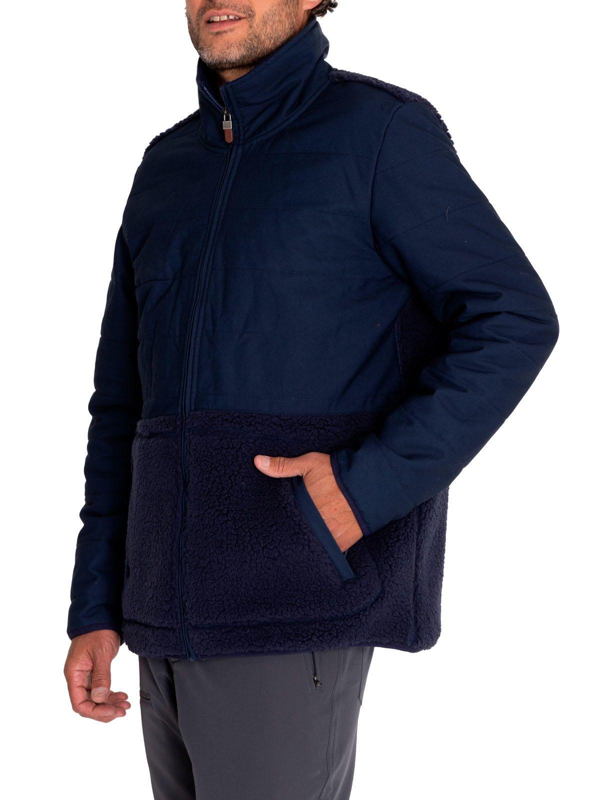 Polar Fibras Recicladas Hombre Halifax Azul-5