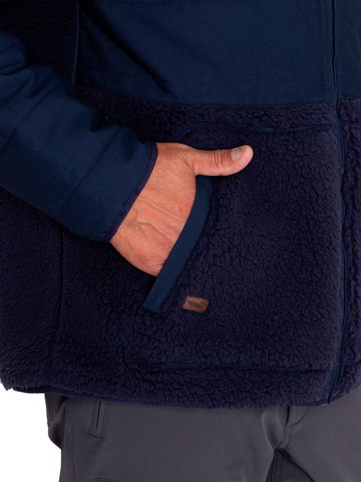 Polar Fibras Recicladas Hombre Halifax Azul-8