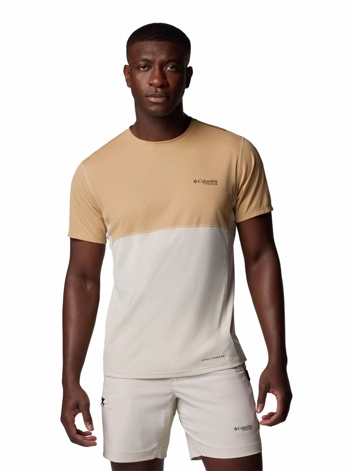 Polera M/C Hombre Cirque River Pro Beige-0