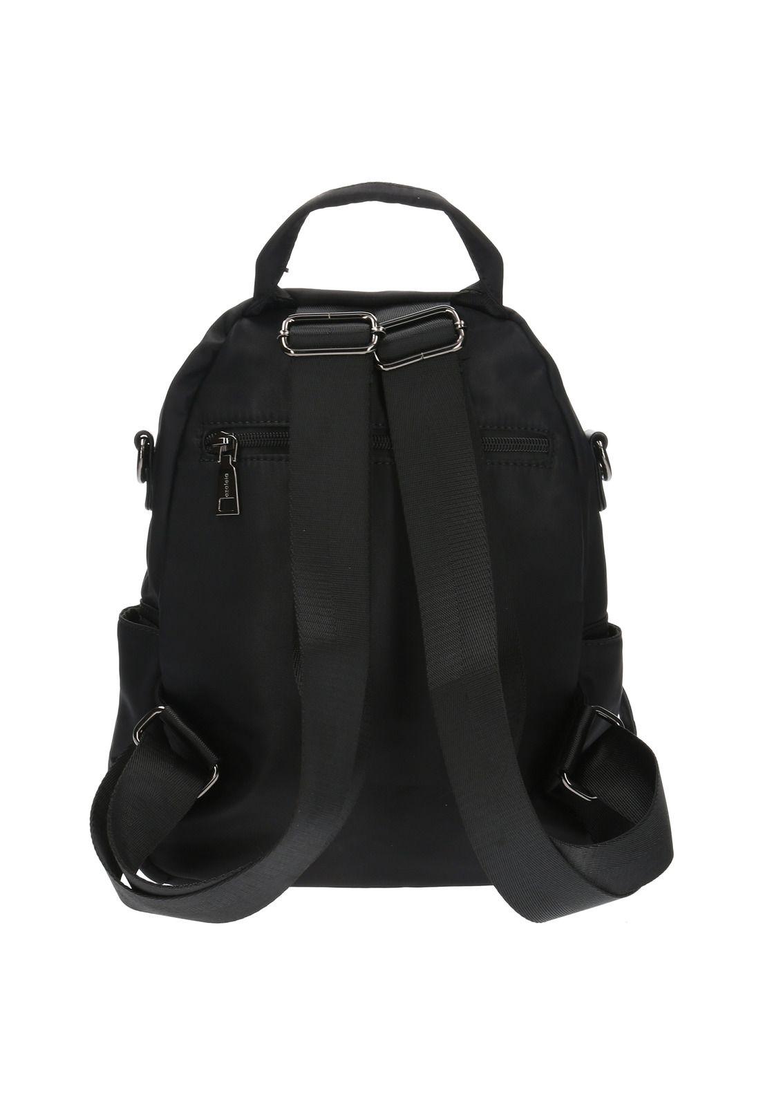 Mochila Convertible Phyll Backbag Negro Mujer-2