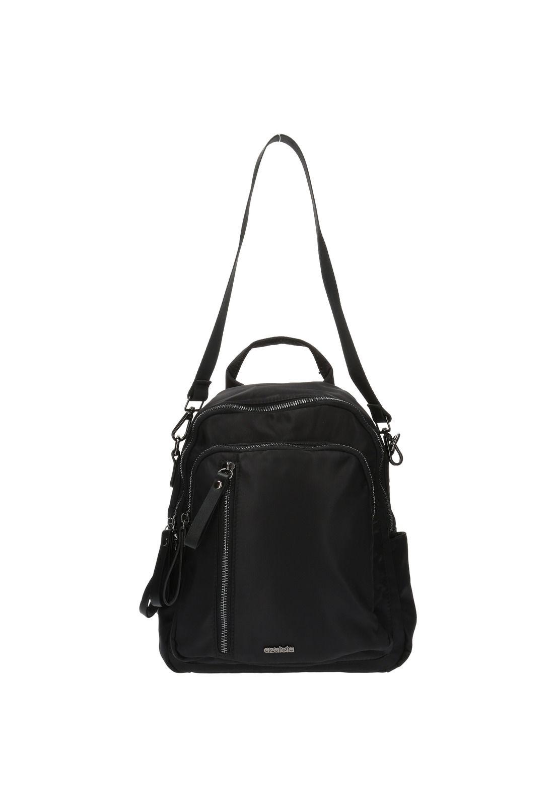 Mochila Convertible Phyll Backbag Negro Mujer-4