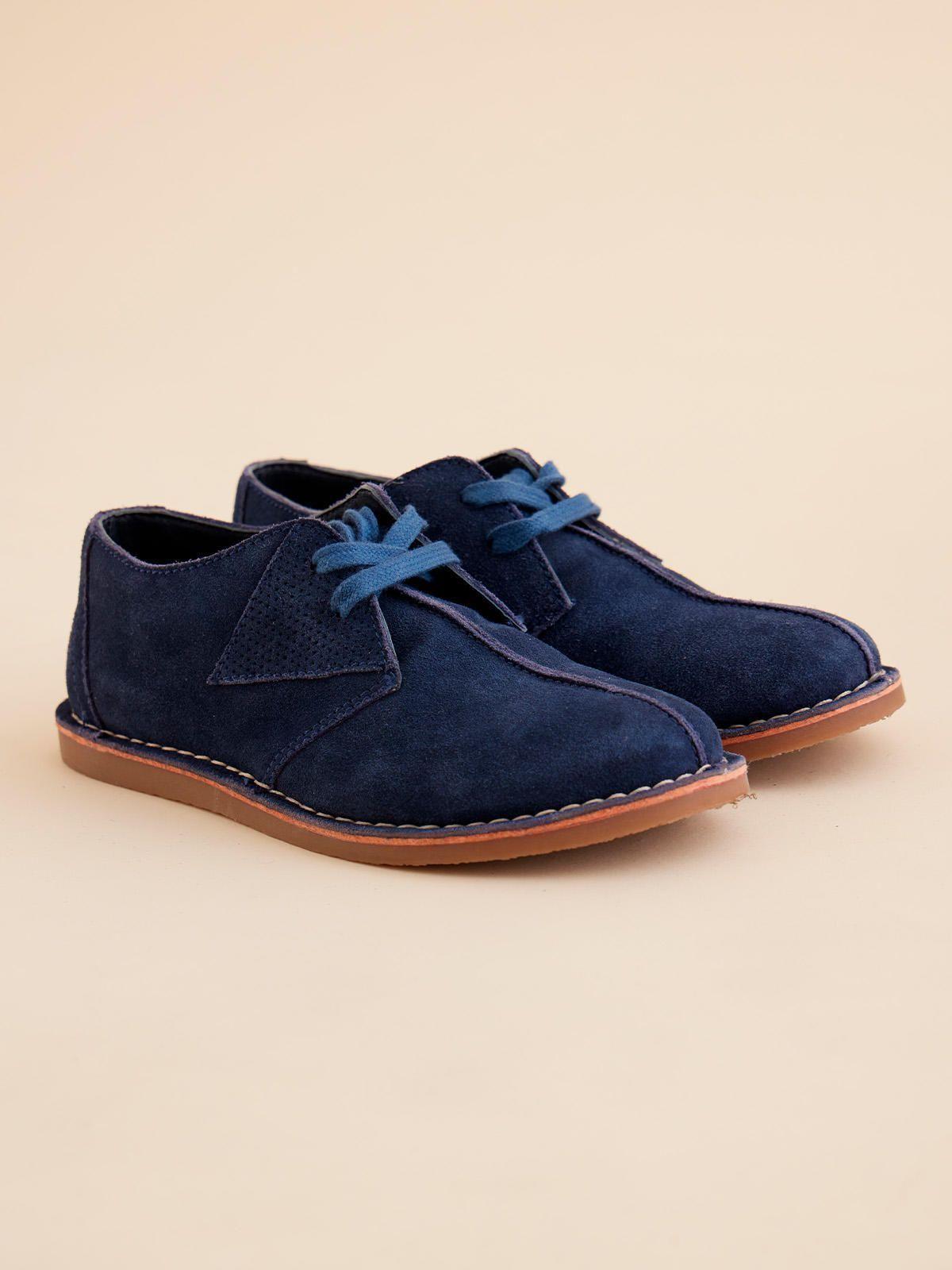 Zapato Cuero Azul Niño Lynton  (30-35)-1