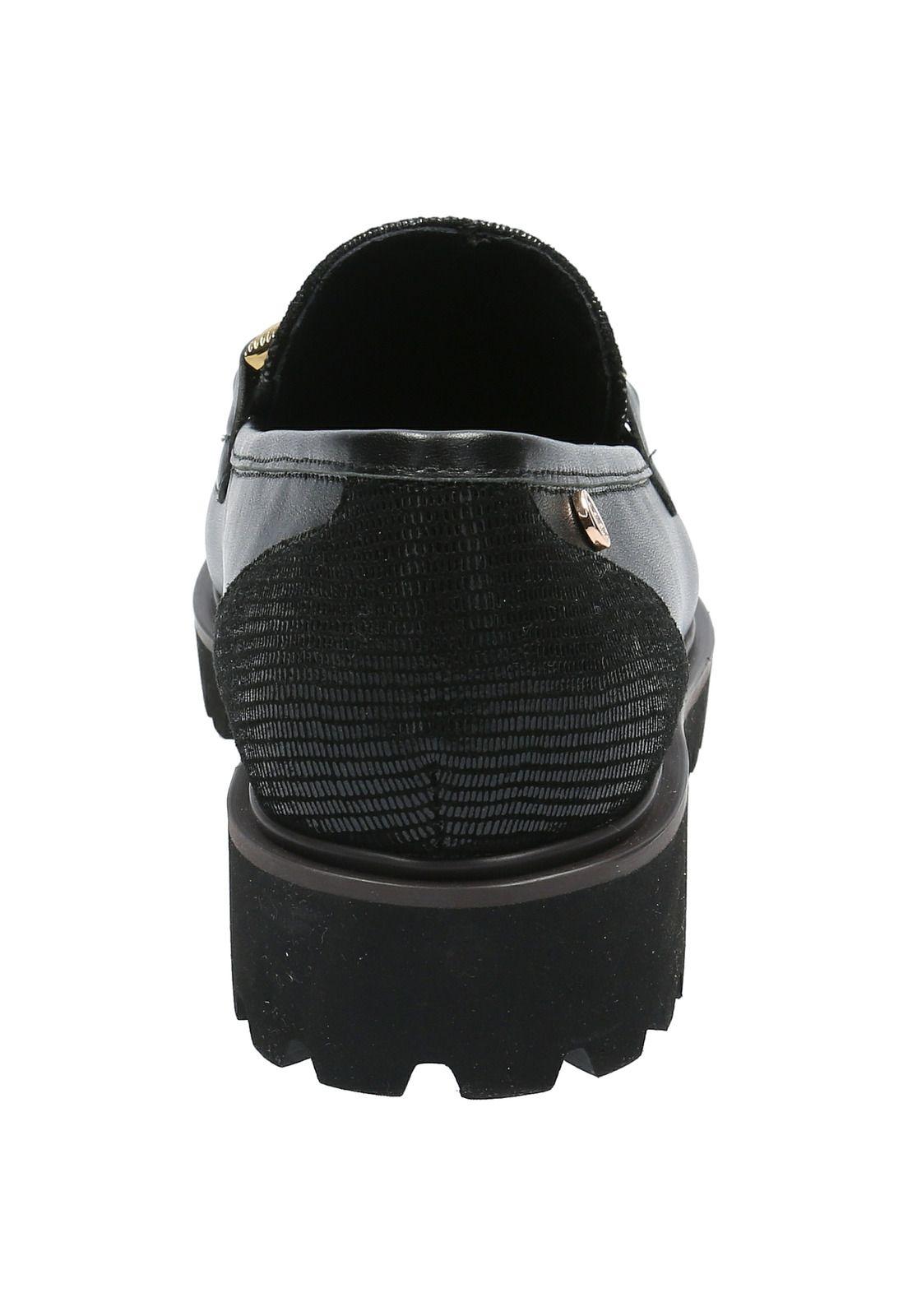 Mocasín Cuero Mujer Meadow Negro-6