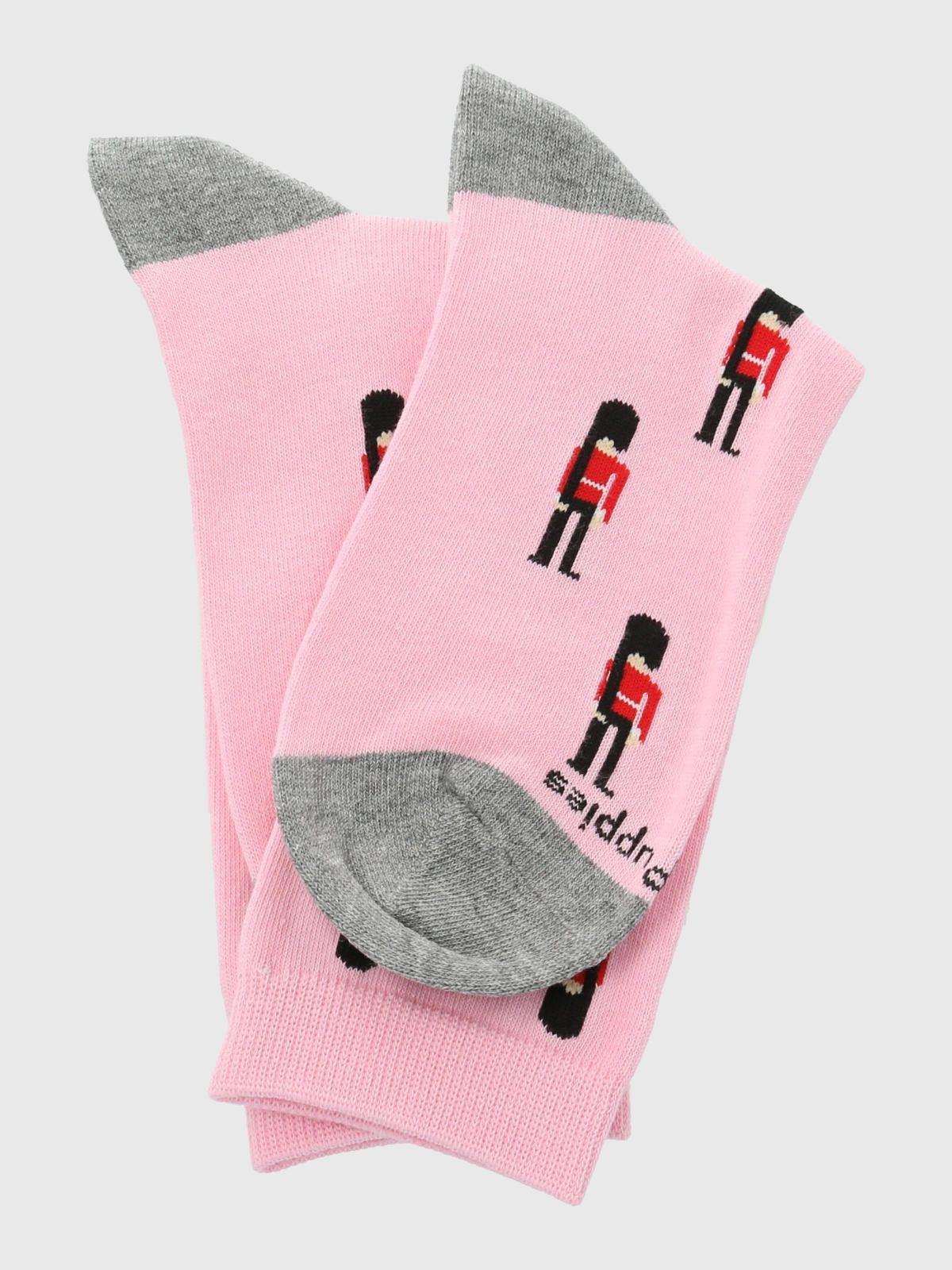 Calcetin Algodón Mujer C Uk Guard Rosado-2