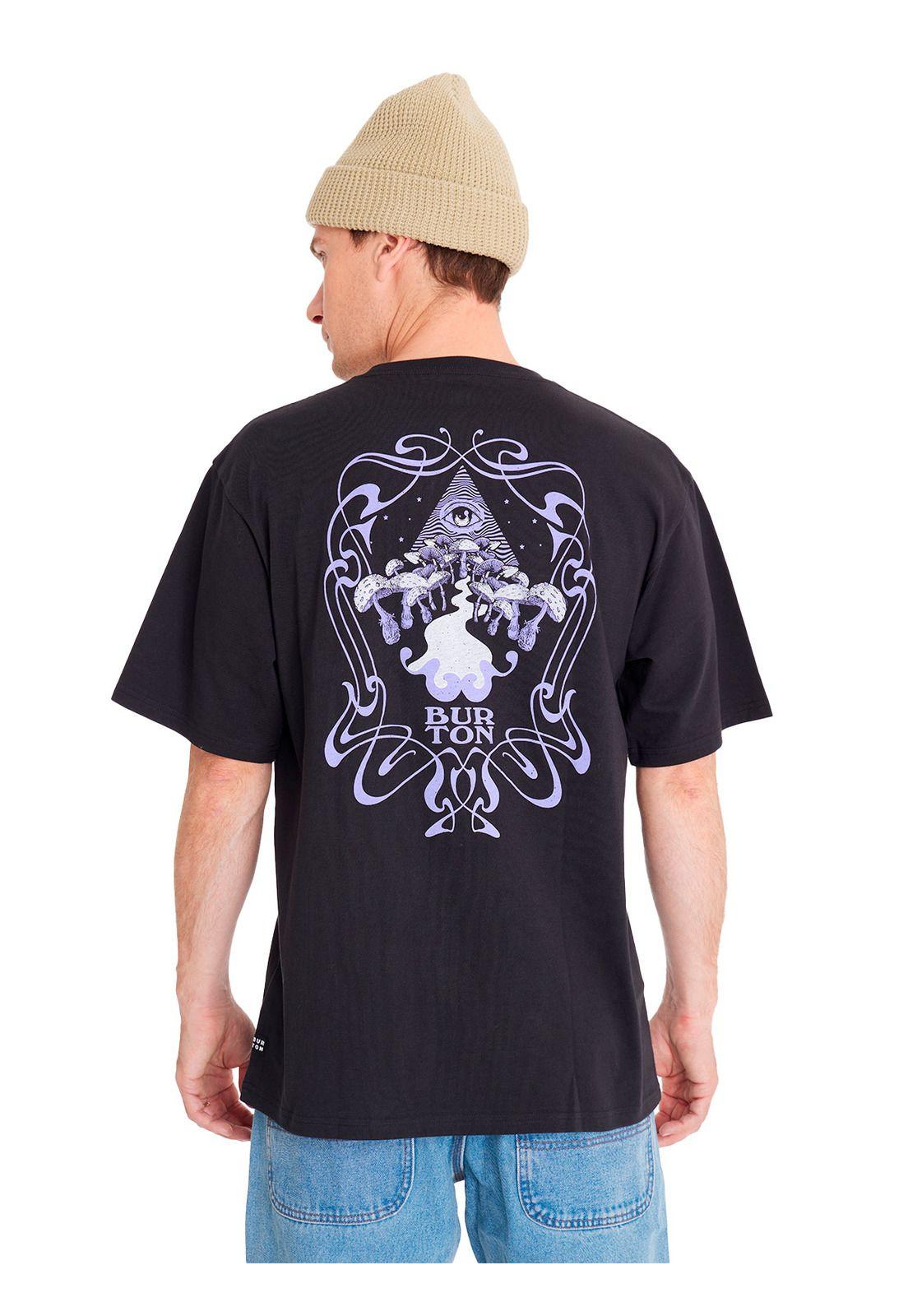 Polera Manga Corta Hombre Mystic Negra-4