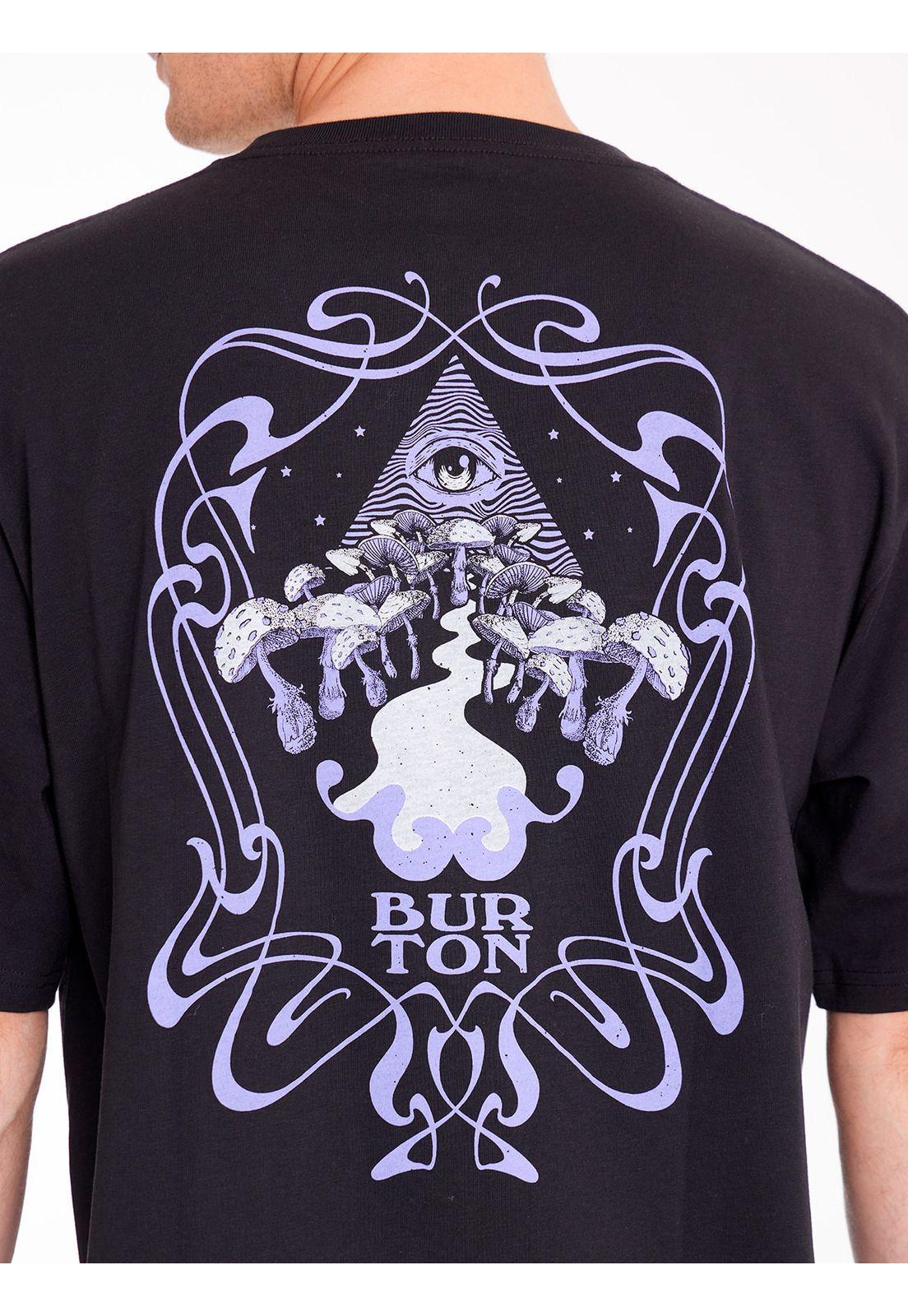 Polera Manga Corta Hombre Mystic Negra-5