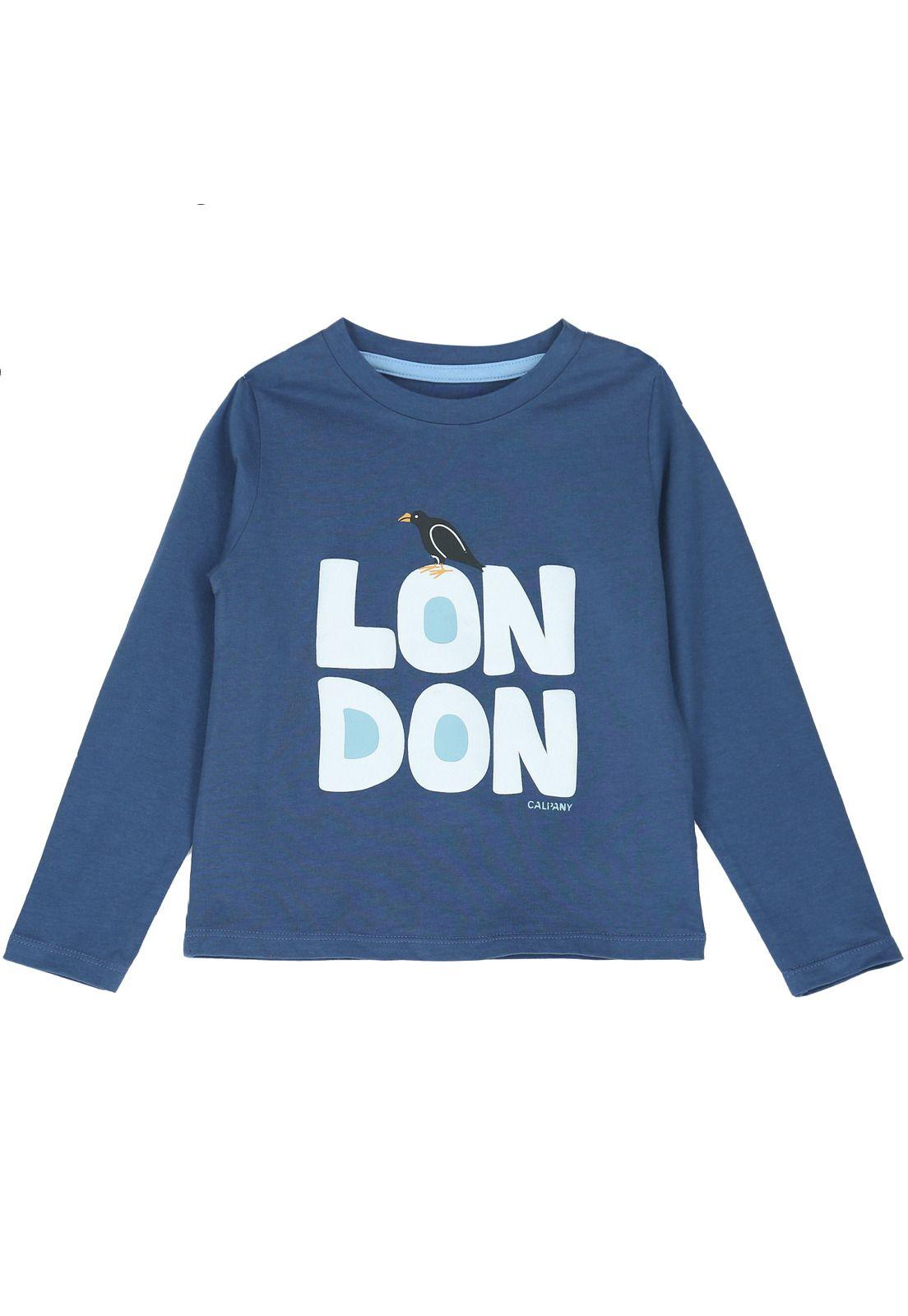 Polera Niño London Azul-0