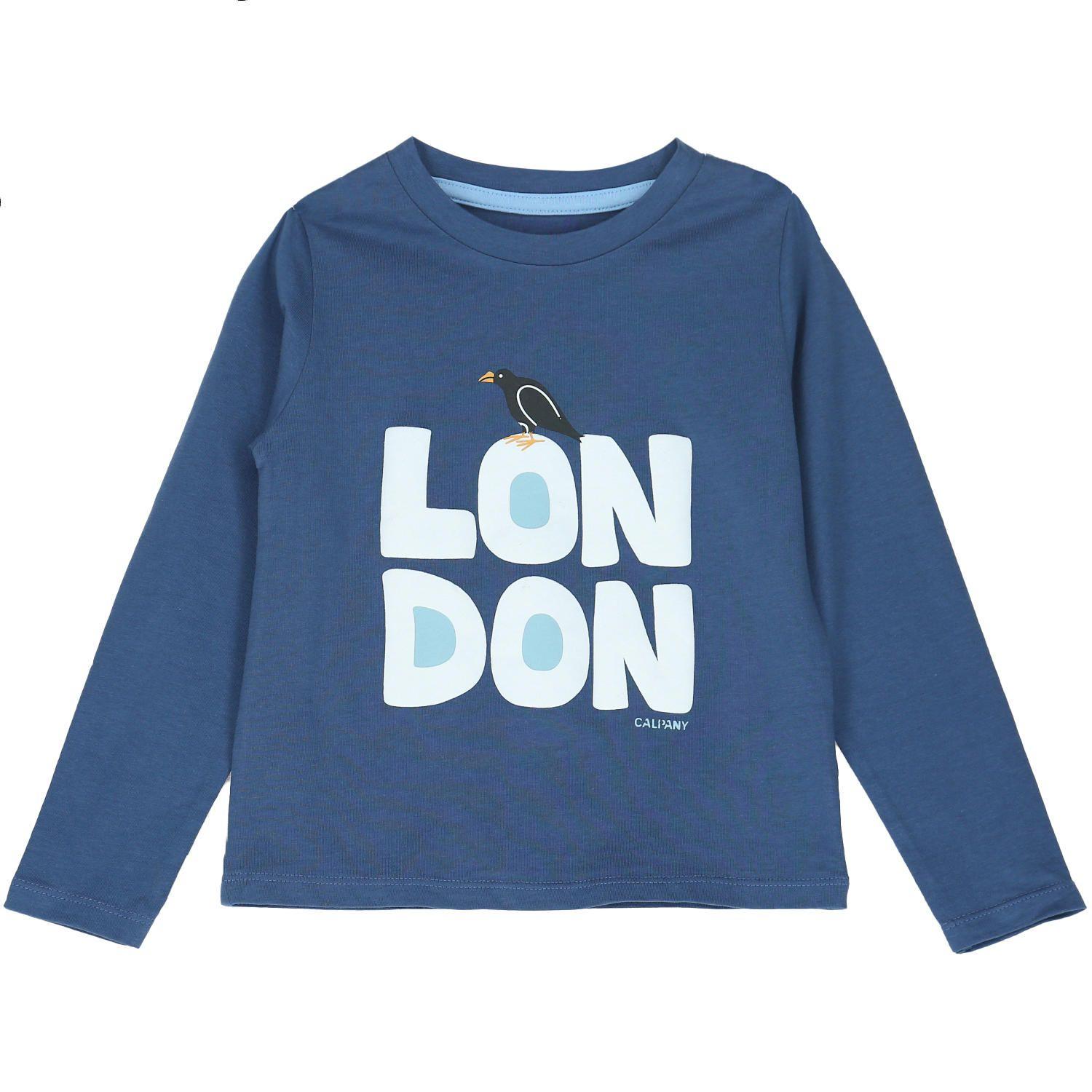 Polera Niño London Azul-0