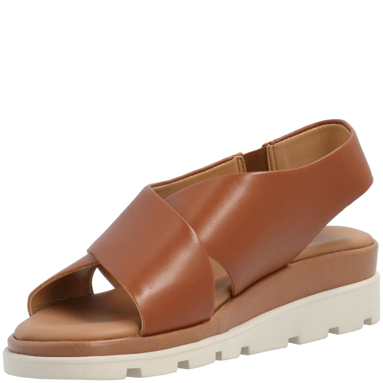 Sandalia Cuero Mujer Lynn Café-4