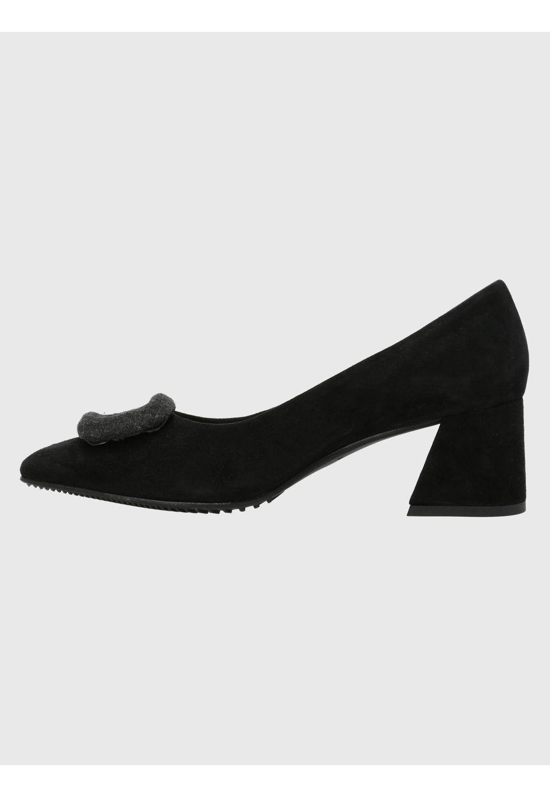 Zapato Cuero Mujer Alonza Negro-4
