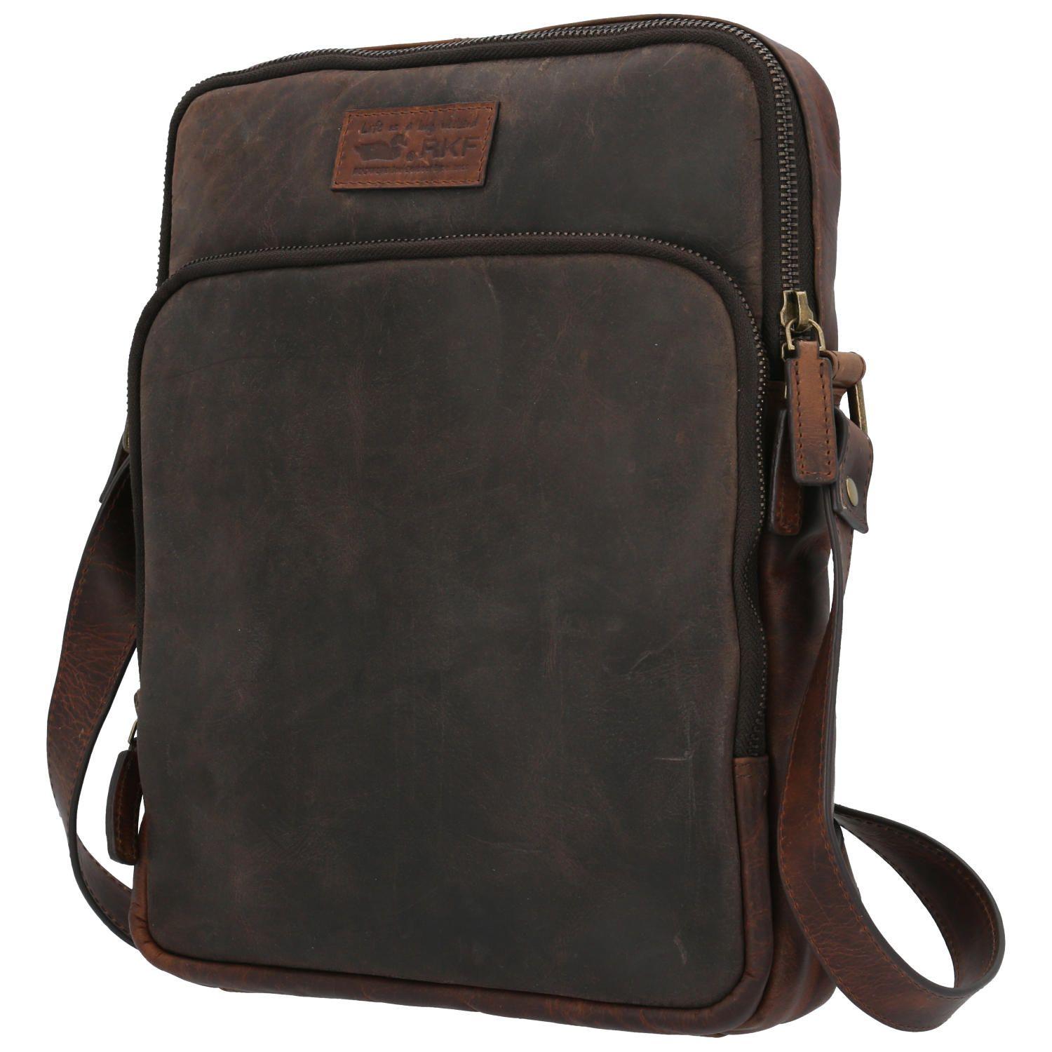 Maletín Cuero Unisex TC Clare Cross Café-1