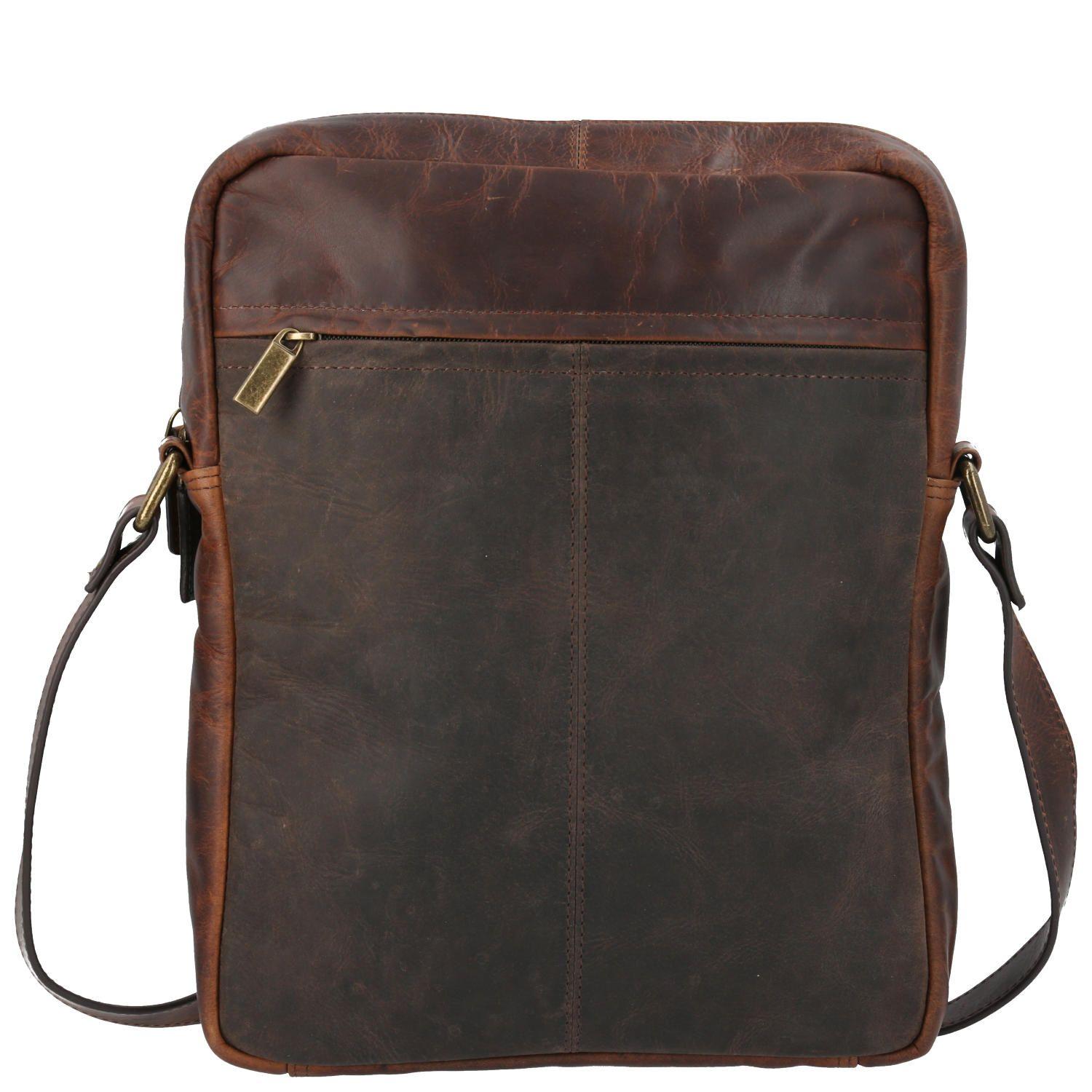 Maletín Cuero Unisex TC Clare Cross Café-2