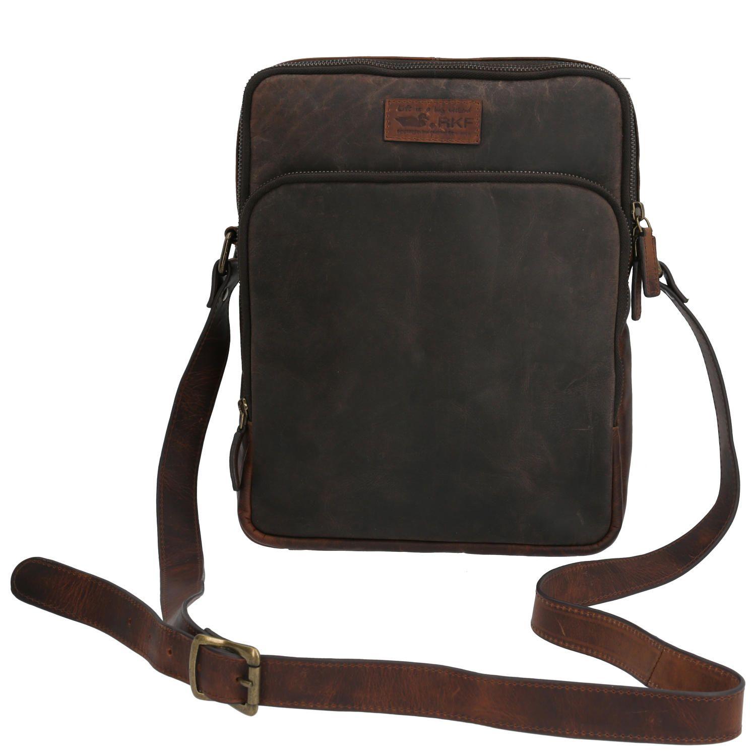 Maletín Cuero Unisex TC Clare Cross Café-3