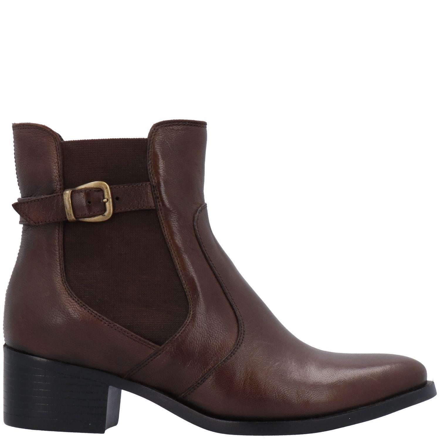 Botín Jalua Vestir Chocolate-1