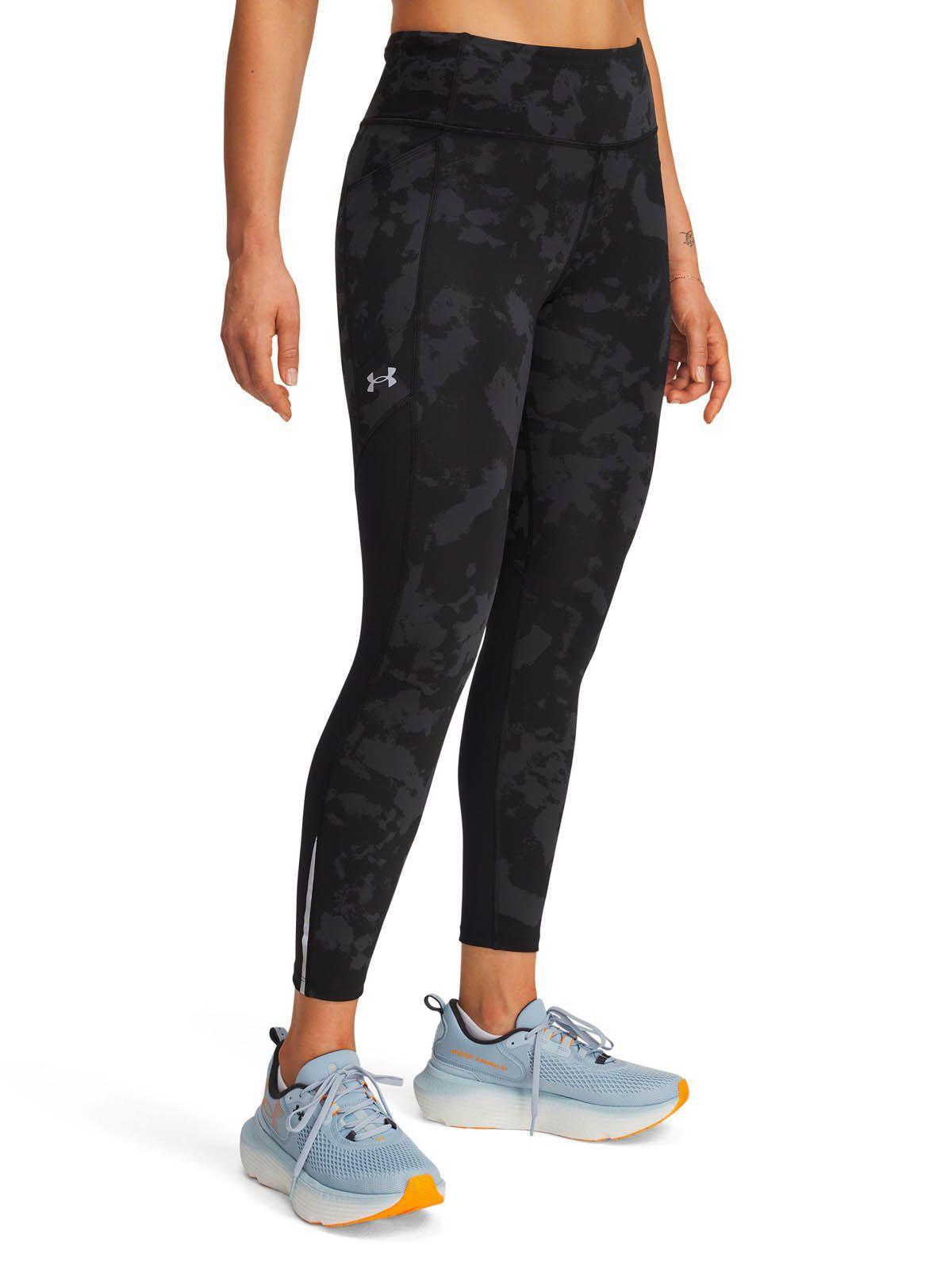 Calza Running para Mujer Launch Ankle Print Negro  -0