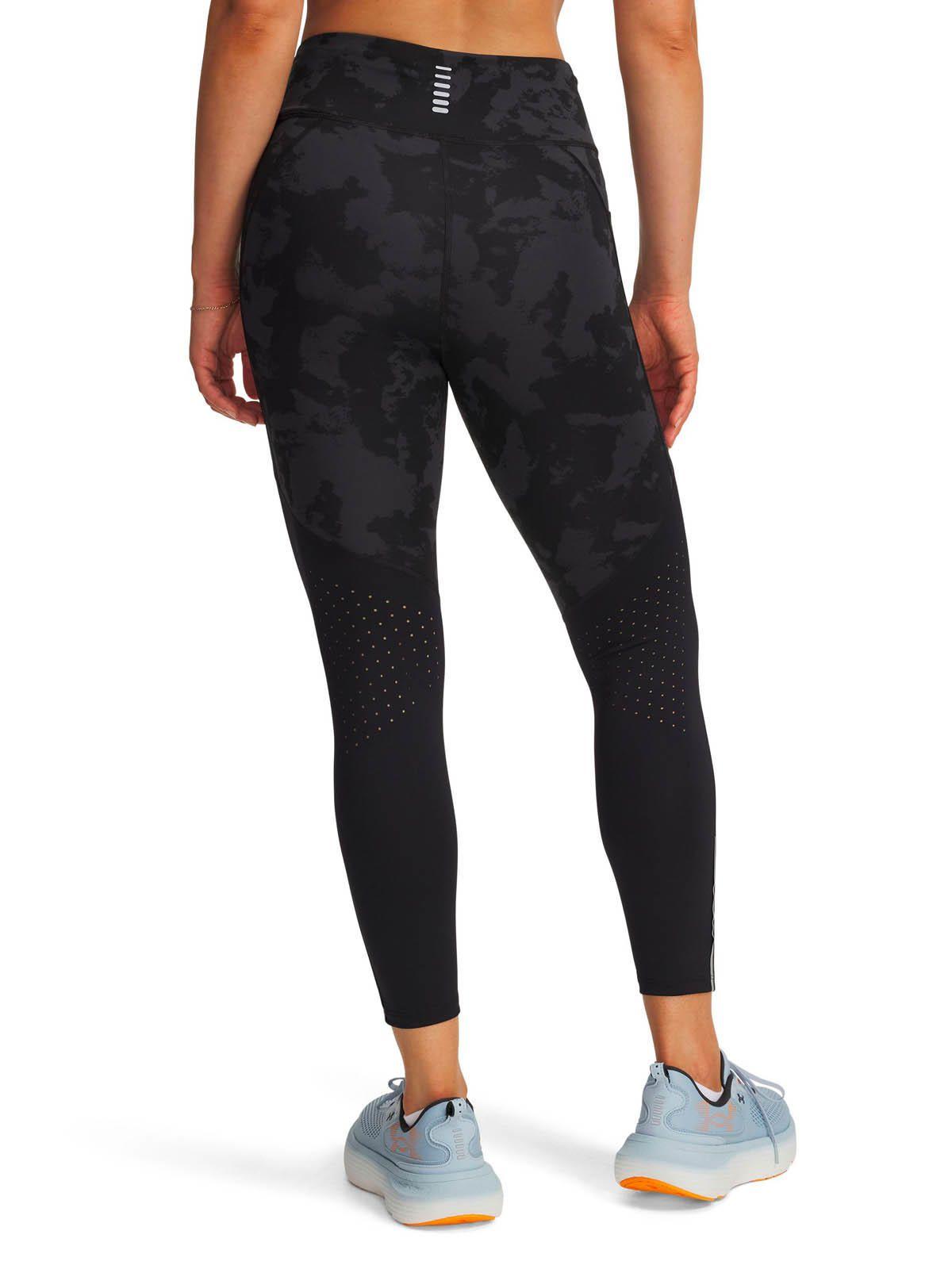 Calza Running para Mujer Launch Ankle Print Negro  -1