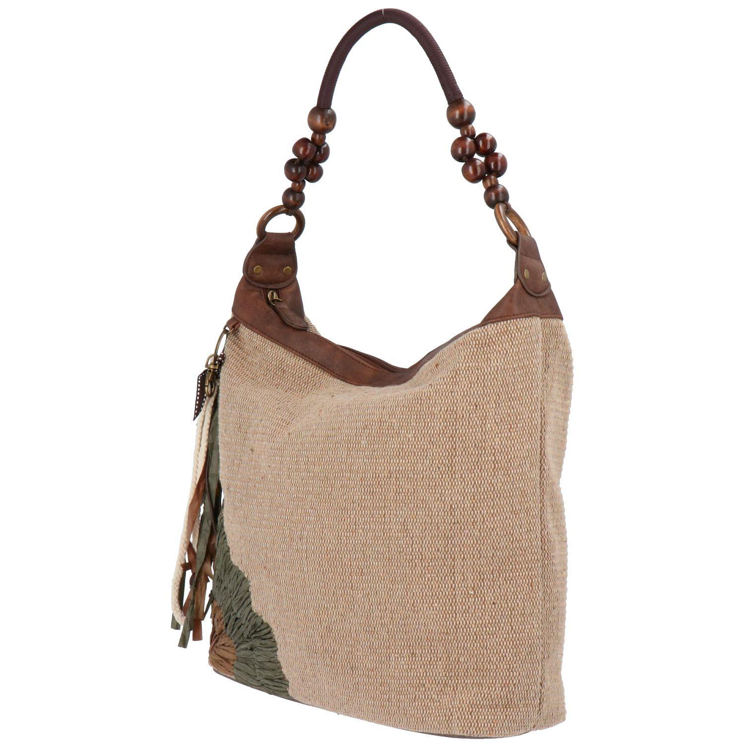 Cartera Mujer Gianna Hobo Beige-1