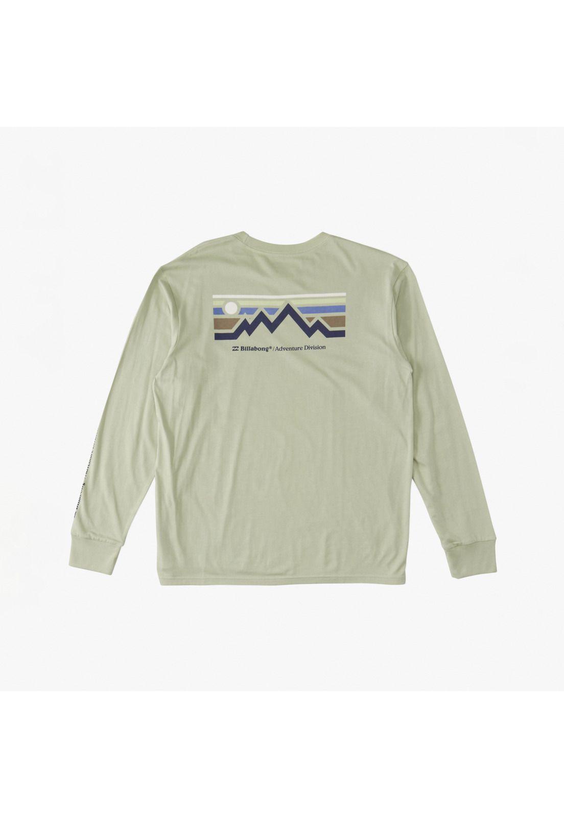 Polera M/L Hombre Length M Verde Agua-5