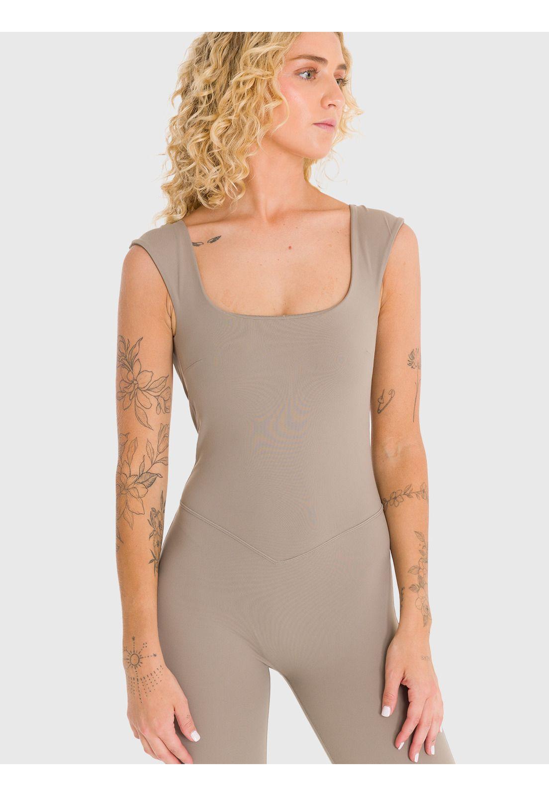 Enterito Mujer Ankle Kira SAINTMALE Café claro-4