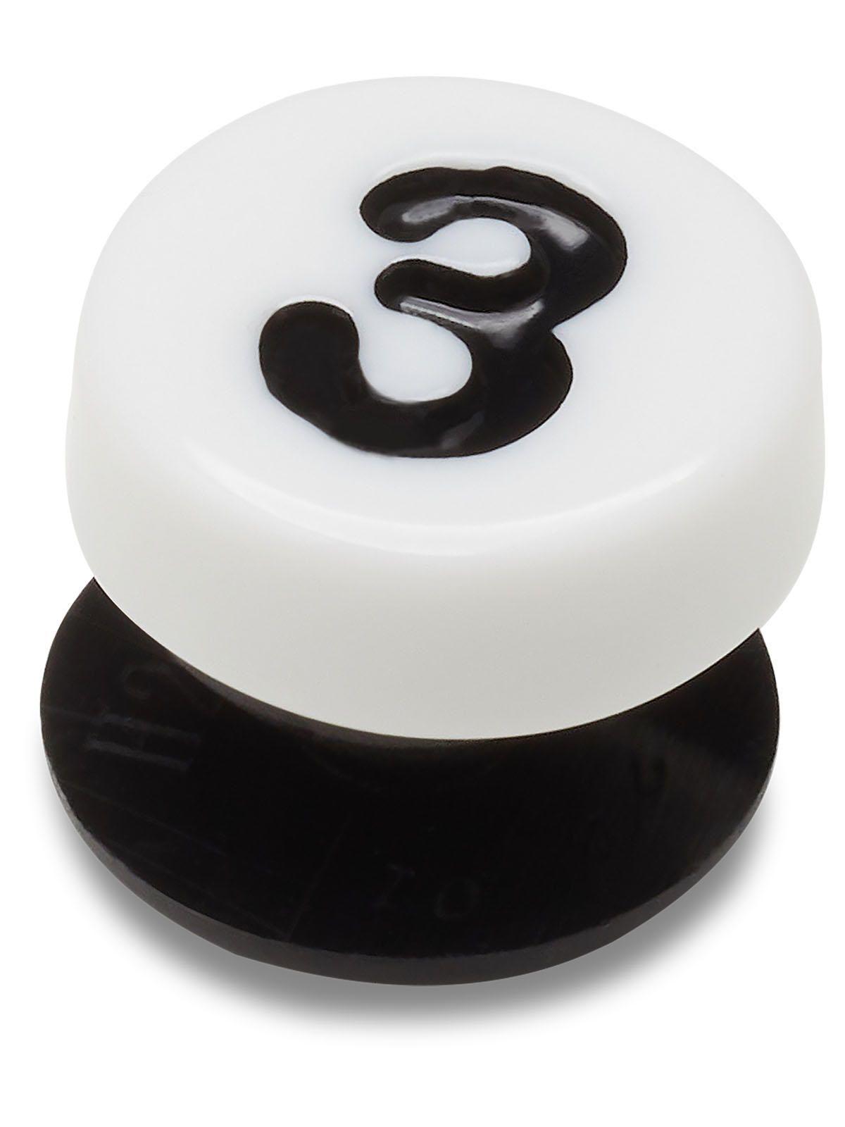 Jibbitz Crocs Número Tres Pequeña Amistad Blanco-2