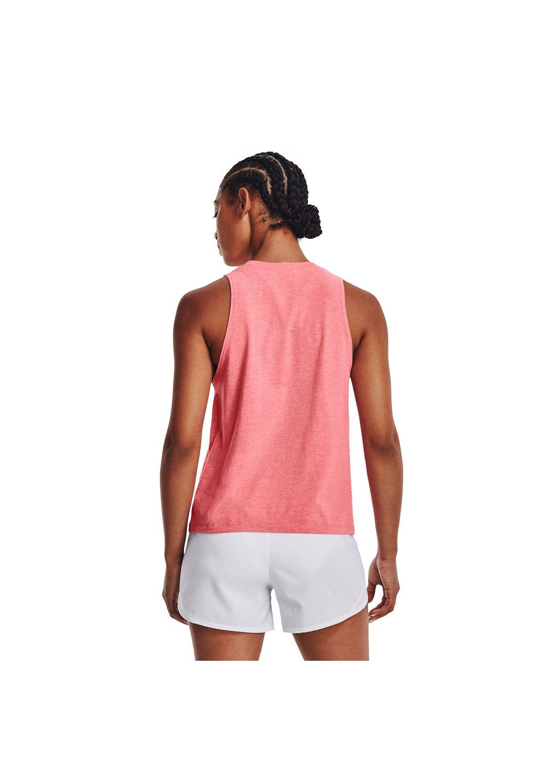 Polera Mujer Live Sportstyle Tank Naranja-3