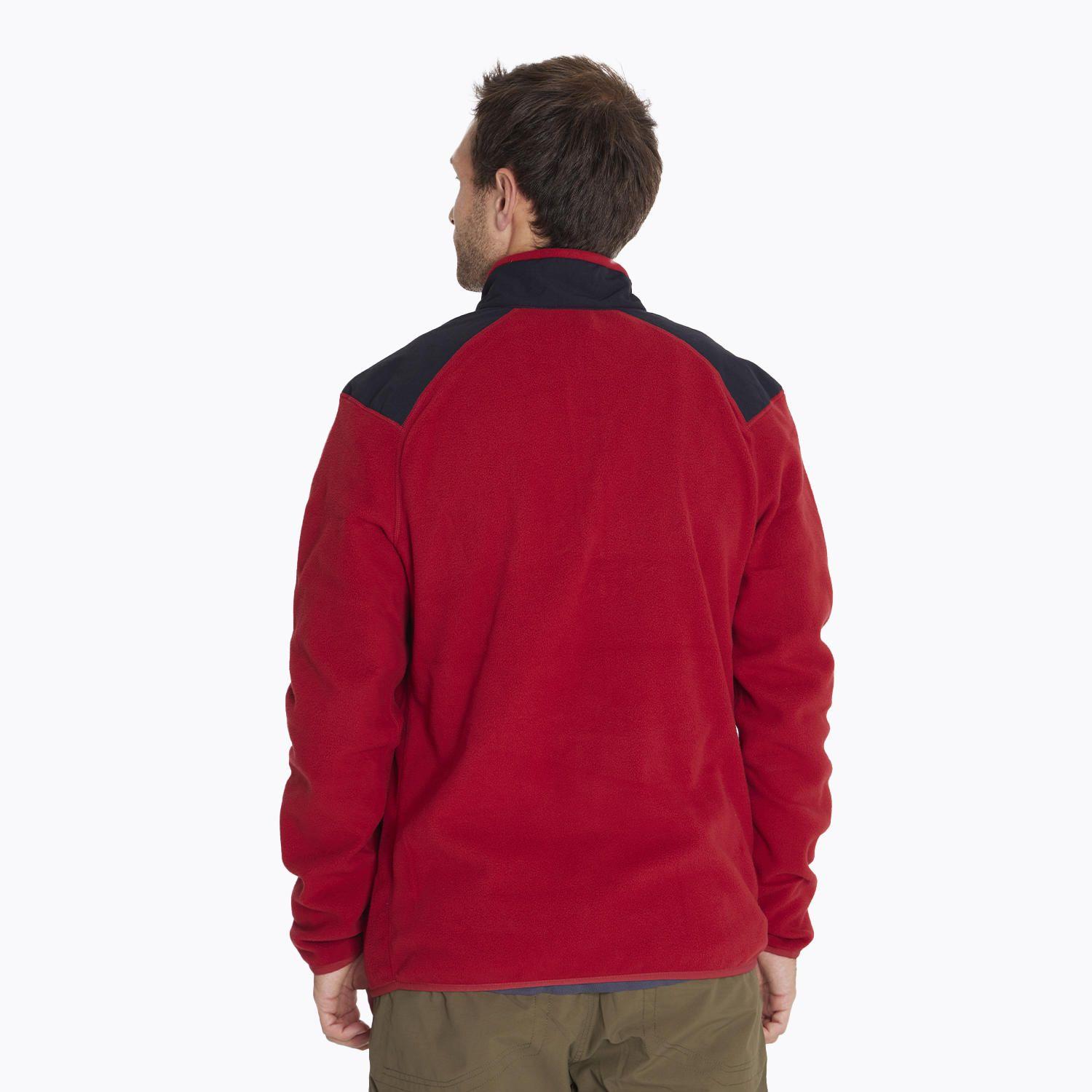 Polar Terrain 1/4 Zip Flee Rojo Hombre-1