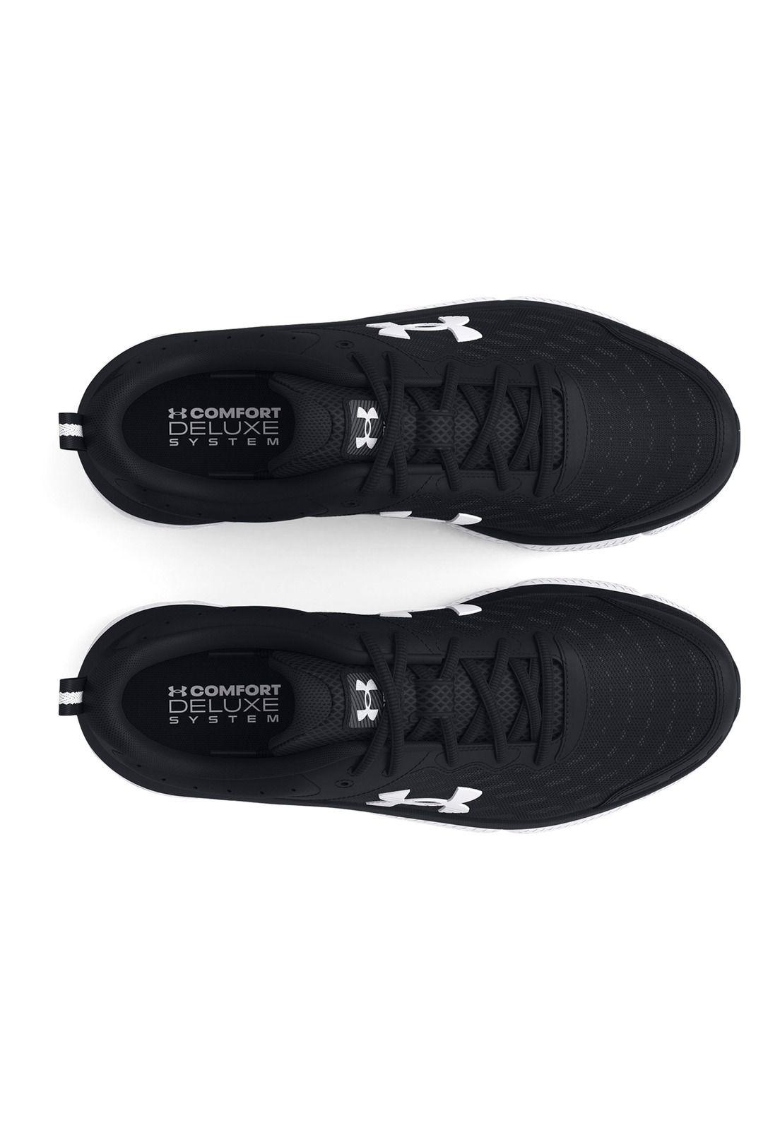 Zapatilla Ua W Charged Assert Negro Mujer-4