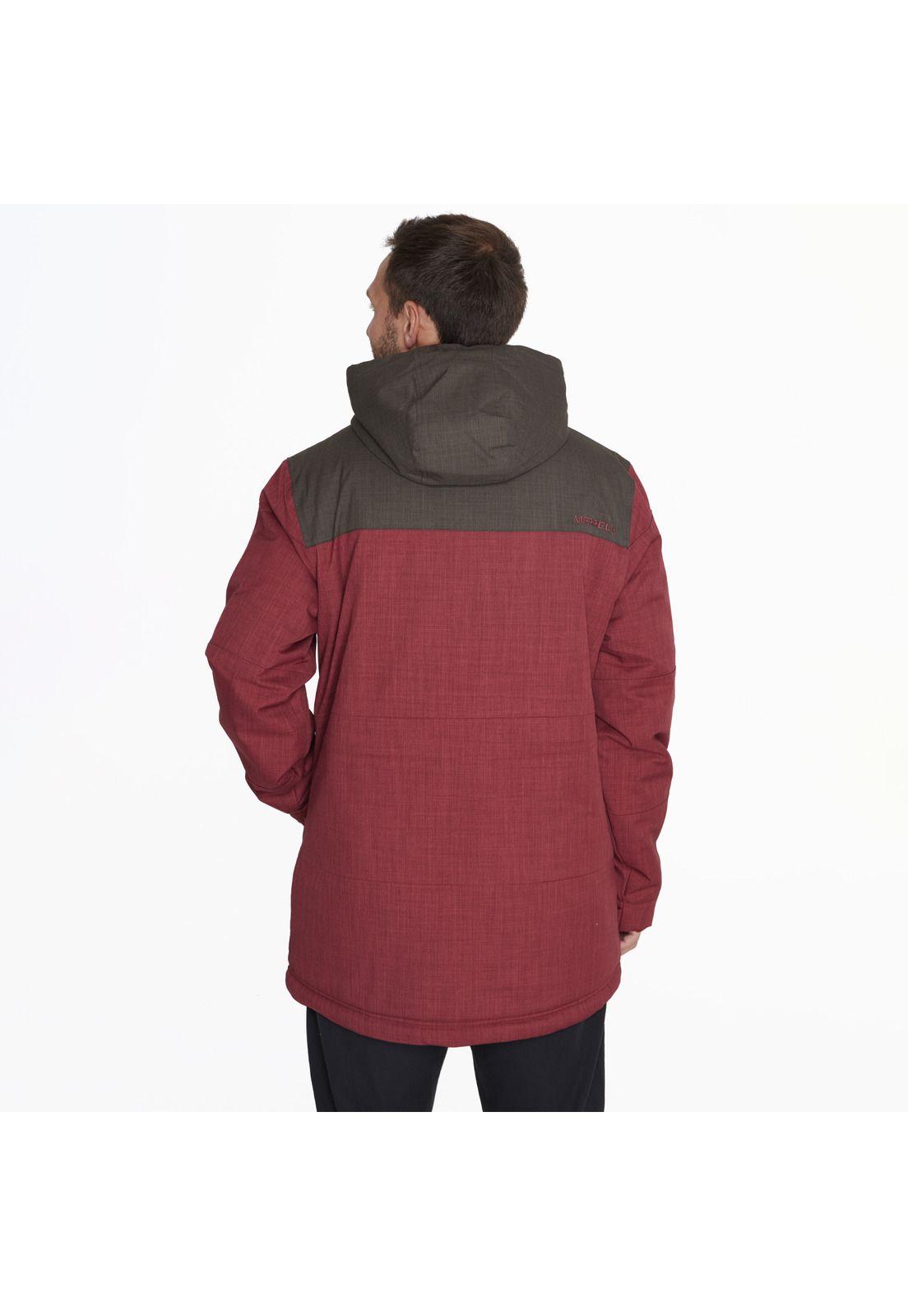 Parka Impermeable Parka Full Zipper Rojo Hombre-1