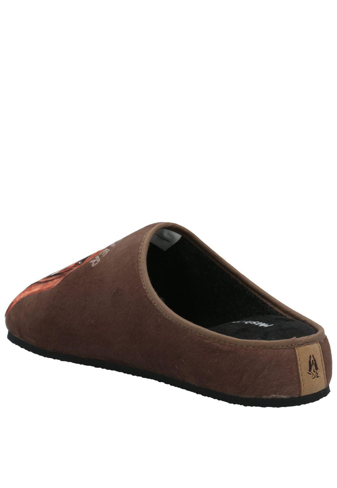 Pantufla Hombre Hp Slipper Basset Café-6