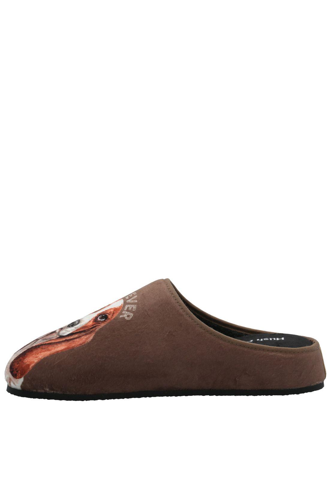 Pantufla Hombre Hp Slipper Basset Café-7