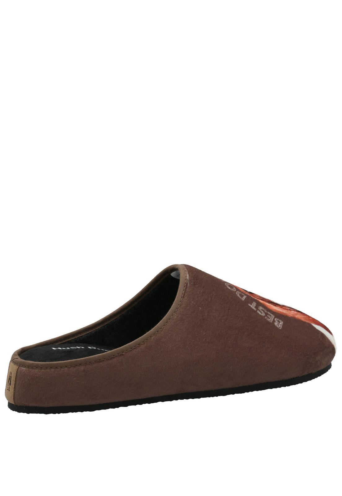 Pantufla Hombre Hp Slipper Basset Café-8